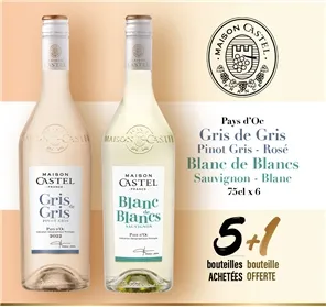 5+1 GRIS DE G ET B DE B MAISON CASTEL 