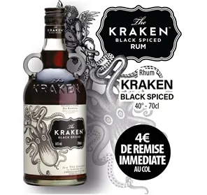4 EUROS REMISE KRAKEN BLACK SPICED